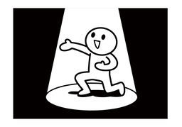 kneel downのイラスト